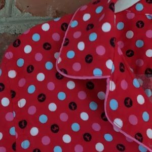 NWT-Pink by Victoria Secret Button Down PJ Top